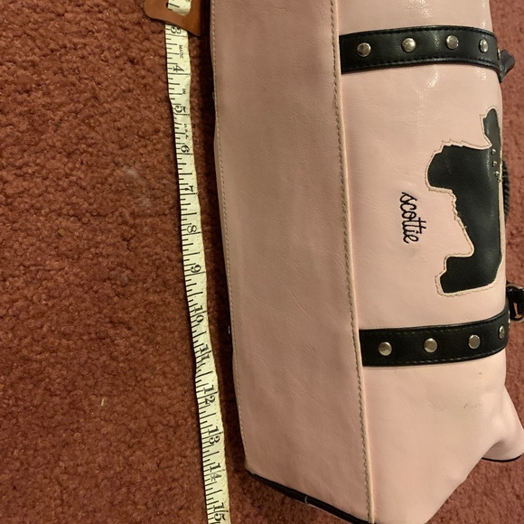 Vintage 1990s MIXIT Pink Scottie Dog Vinyl Purse - Picture 13 of 14